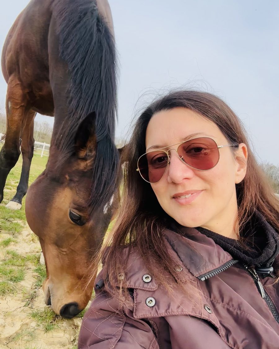 Roberta Zuriato con il suo cavallo